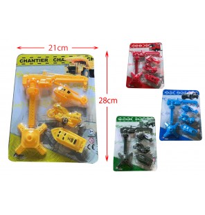 SET 4 VEHICULES 4 ASSORTIS...