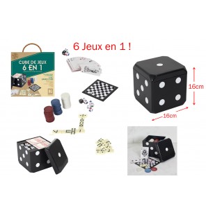 CUBE DE JEUX 6 EN 1