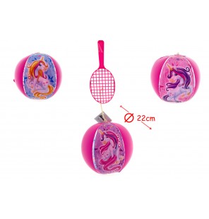 BALLON RAQUETTE LICORNE
