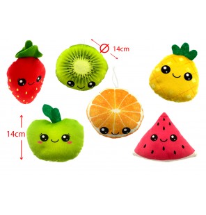 PELUCHE FRUIT 6 ASSORTIS...