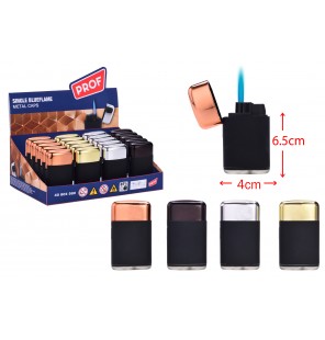 BRIQUET FLAMME BLEUE METAL