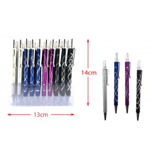STYLO ARGENTE 4 COLORIS