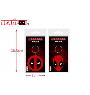 PORTE CLE PVC DEADPOOL 2D 2...