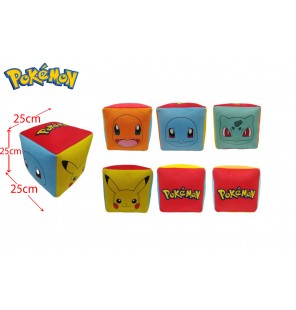 COUSSIN CUBE POKEMON COULEURS
