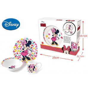 SET DEJEUNER 3 PIECES MINNIE