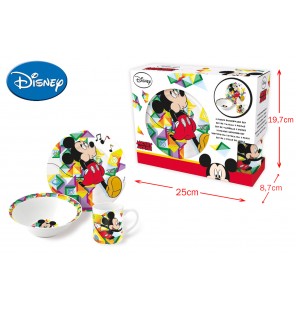 SET DEJEUNER 3 PIECES MICKEY