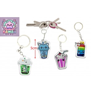 PORTE CLE BUBBLE TEA KAWAII...