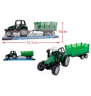 TRACTEUR REMORQUE FOREST TOYS