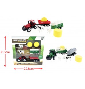 SET TRACTEUR ANIMAUX FERME...