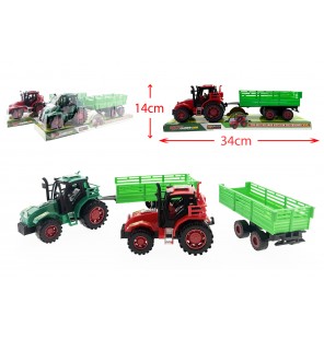 TRACTEUR REMORQUE 2 COLORIS...