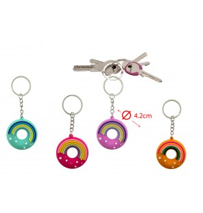PORTE CLE DONUT 4 ASSORTIS