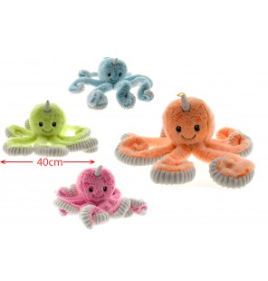 PELUCHE POULPE 4 COLORIS...