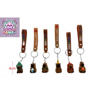PORTE-CLE CAPYBARA KAWAII 6...