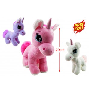 PELUCHE LICORNE 3 COLORIS...