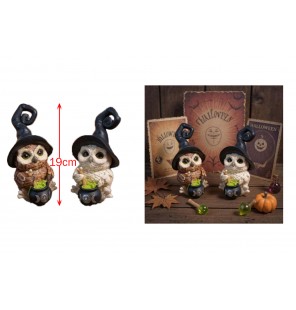 STATUE HIBOU RESINE AVEC...