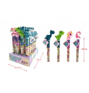 TUBE ANIMAL BONBONS 4 ASSORTIS
