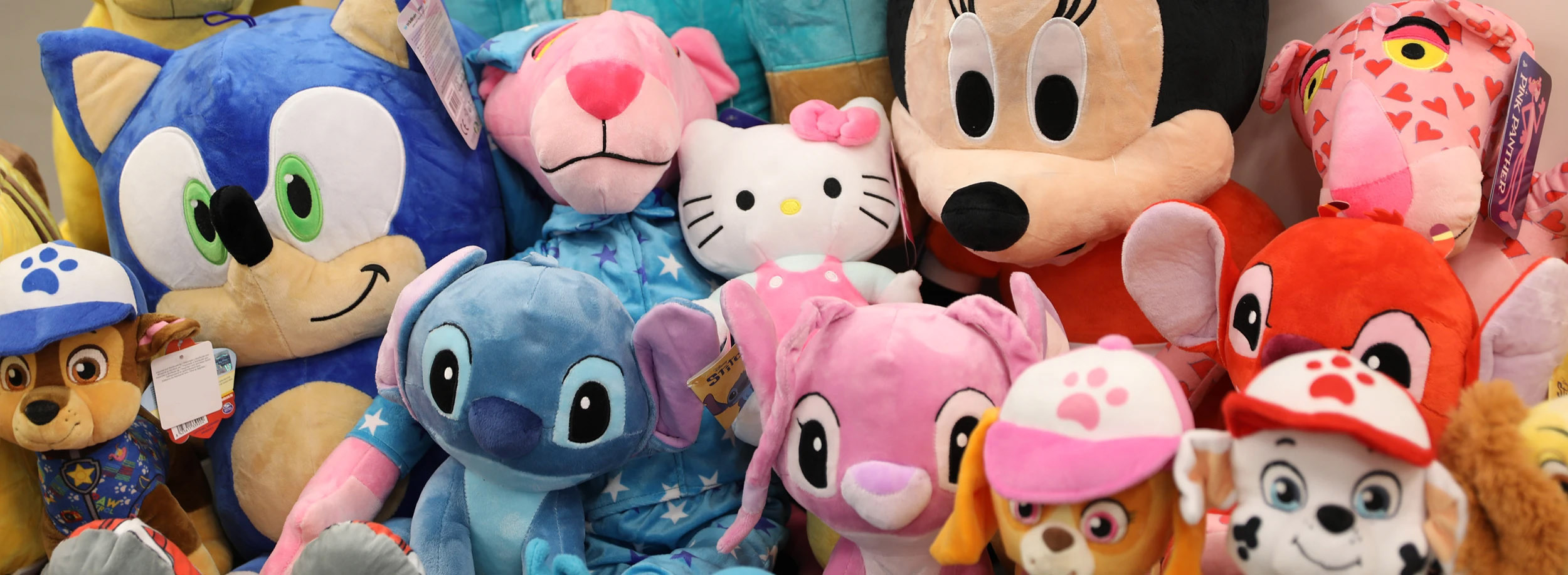 Peluches licences Slide background